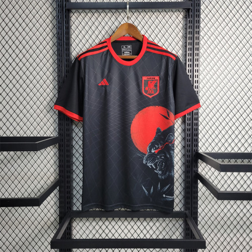Fans Version 2023 Japan Black Leopard Head Special Edition Soccer Jersey