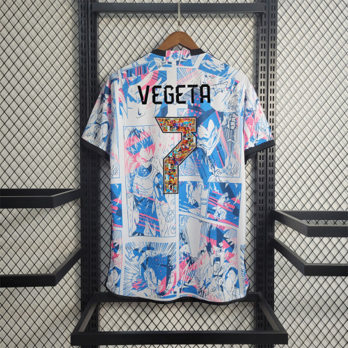 Fans Version 2022-2023 Japan VEGETA 7 Anime White Soccer Jersey