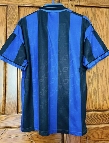 Retro Jersey 1995-1997 Inter Milan Home Soccer Jersey Vintage Football Shirt
