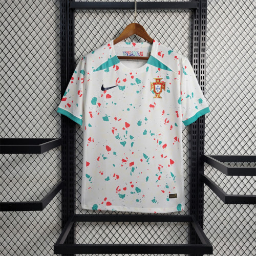 Fans Version 2023 Portugal White Soccer Training Jersey