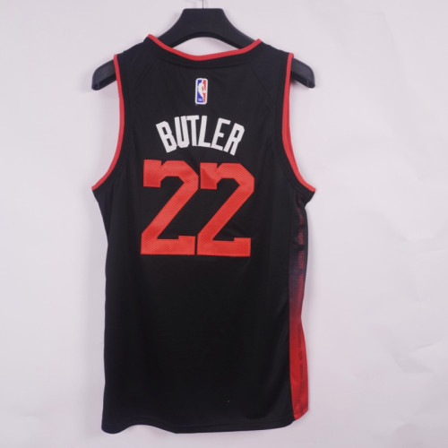 2024 City Edition Miami Heat 22 BUTLER Black NBA Jersey Basketball Shirt