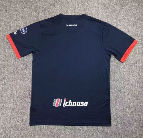 Fan Version 2023-2024 Cagliari Calcio Third Away Dark Blue Soccer Jersey