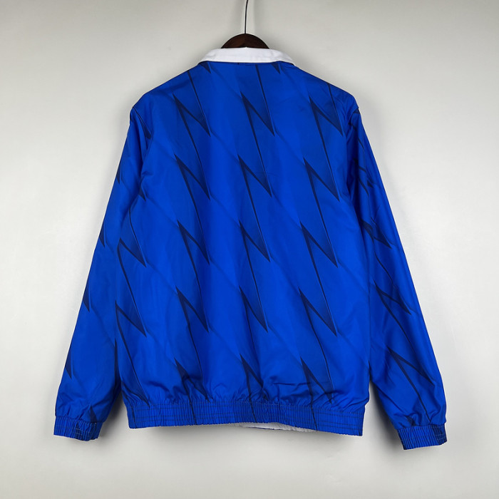 2023-2024 AL HILAL Reversible Soccer Jacket Blue/White Football Jacket
