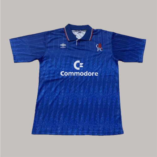 Retro Jersey 1989-1990 Chelsea Home Soccer Jersey Vintage Football Shirt