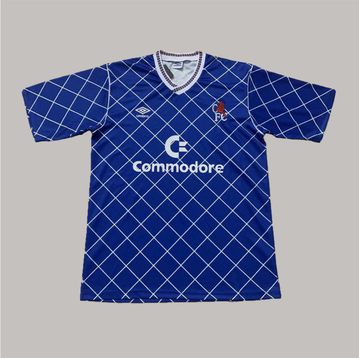 Retro Jersey 1987-1989 Chelsea Home Soccer Jersey Vintage Football Shirt