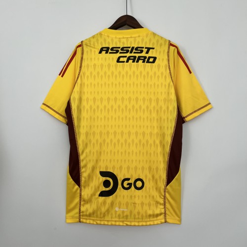 2023-2024 Fans Version Colo-Colo Yellow Goalkeeper Soccer Jersey