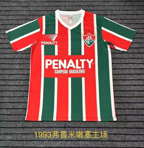 Fluminense Camiseta de Futbol Retro Jersey 1993 Fluminense Home Vintage Soccer Jersey