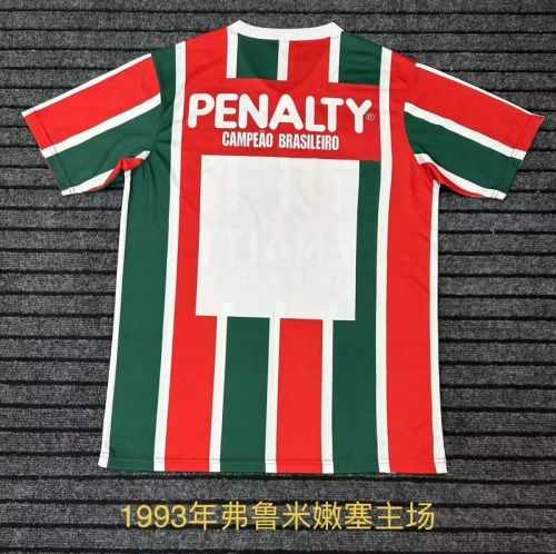 Fluminense Camiseta de Futbol Retro Jersey 1993 Fluminense Home Vintage Soccer Jersey