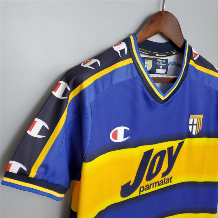 Retro Jersey 2001-2002 Parma 10 NAKATA Home Soccer Jersey Vintage Football Shirt