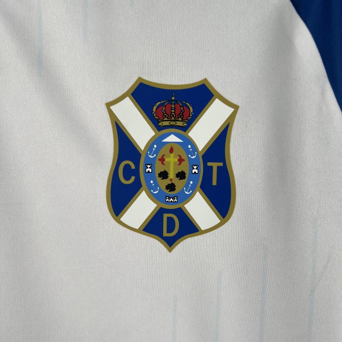 Fan Version 2023-2024 Tenerife Home Soccer Jersey