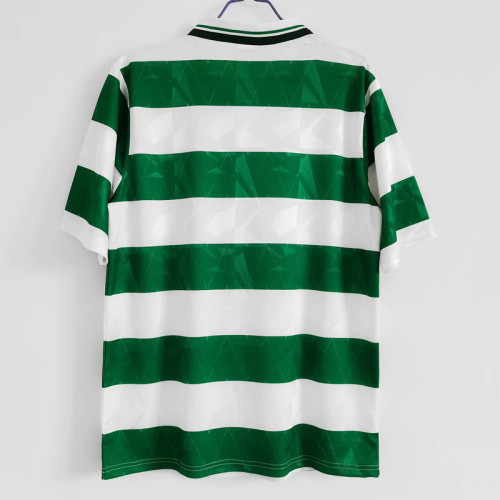 Retro Jersey 1989-1991 Celtic Home Soccer Jersey Vintage Football Shirt