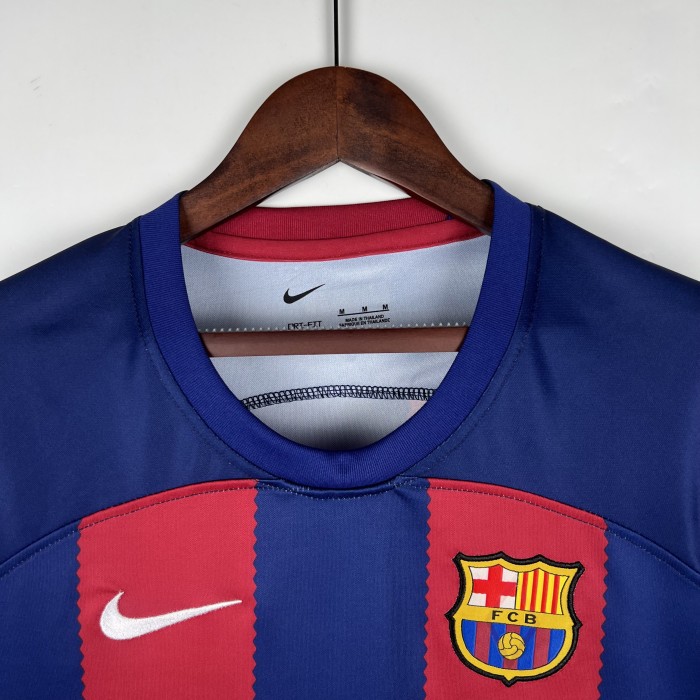 Women 2023-2024 Barcelona Home Soccer Jersey Girl Football Shirt