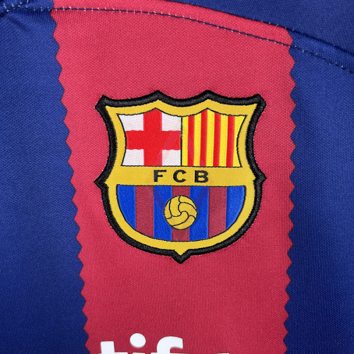 Women 2023-2024 Barcelona Home Soccer Jersey Girl Football Shirt