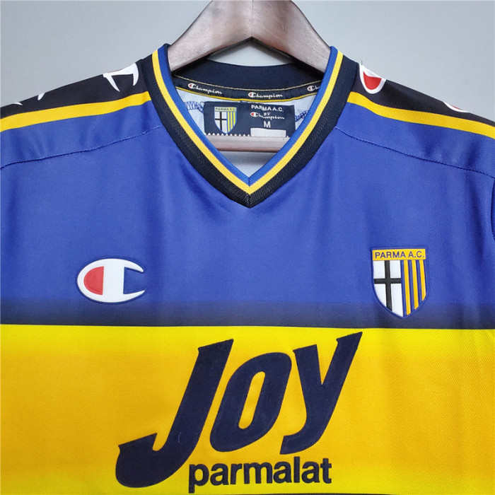 Retro Jersey 2001-2002 Parma 10 NAKATA Home Soccer Jersey Vintage Football Shirt
