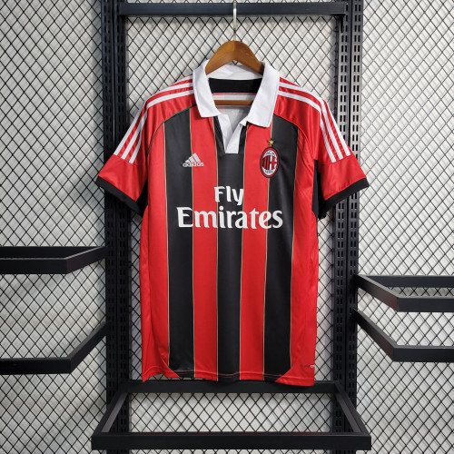 Retro AC Maillot 2012-2013 AC Milan Vintage Home Soccer Jersey