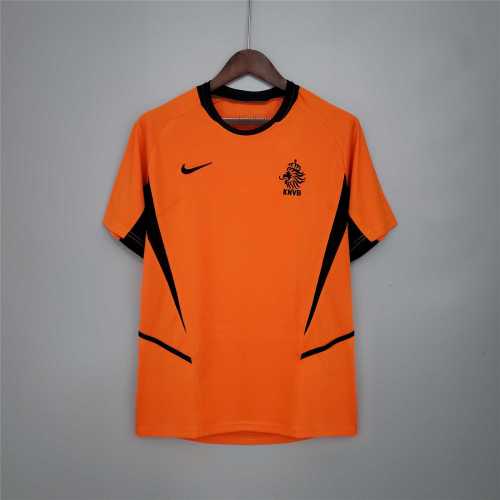 Retro Jersey 2002 Netherlands Home Soccer Jersey Vintage Holland Football Shirt