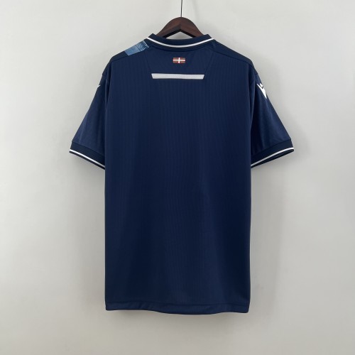 Fan Version 2023-2024 Real Sociedad Away Dark Blue Soccer Jersey Football Shirt