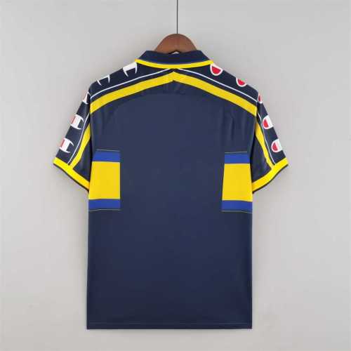 Retro Jersey 1999-2000 Parma Away Black Soccer Jersey Vintage Football Shirt