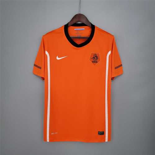 Retro Jersey 2010 Netherlands Home Orange Soccer Jersey Vintage Football Shirt