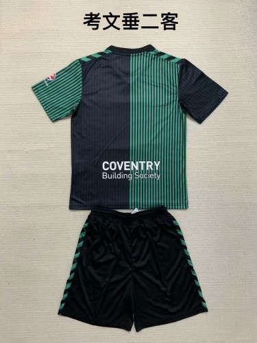 Youth Uniform 2023-2024 Coventry City Third Away Soccer Jersey Football Shirt