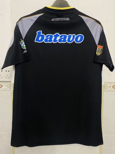 Retro Shirt 1999 Corinthians Third Away Black Soccer Jersey Vintage Football Shirt