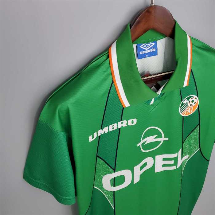Retro Jersey 1994-1996 Ireland Home Soccer Jersey Vintage Football Shirt