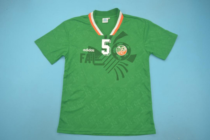 Retro Jersey 1994 Ireland D.KELLY 20 Home Soccer Jersey Vintage Football Shirt