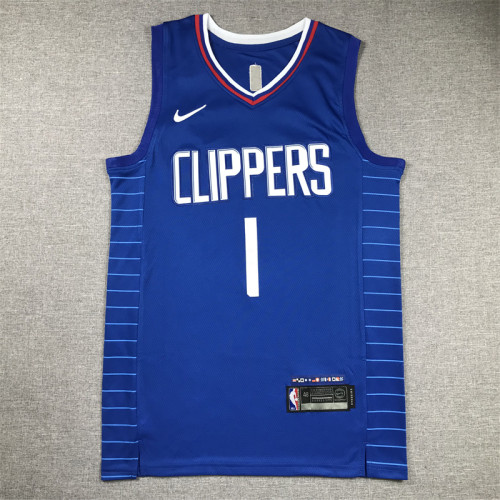 Los Angeles Clippers 1 HARDEN Blue NBA Jersey Basketball Shirt