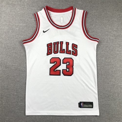 Youth Chicago Bulls 23 JORDAN White NBA Shirt Child Basketball Jersey