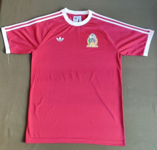 Retro Jersey 1985 Mexico Pink Soccer Jersey Vintage Football Shirt