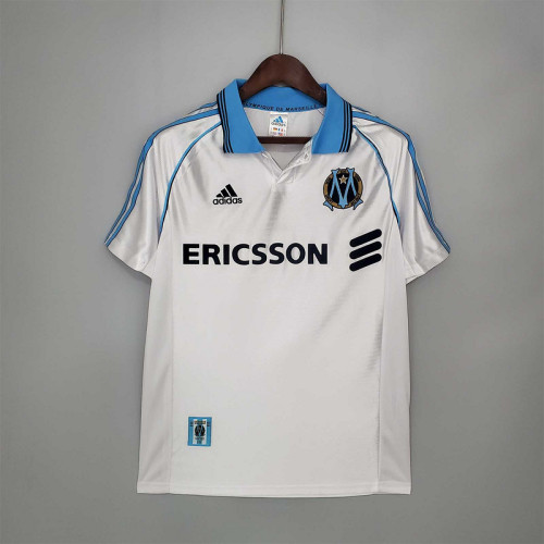 Retro Jersey 1998-1999 Marseille Home Soccer Jersey Vintage Football Shirt