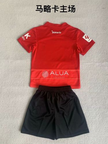Youth Uniform Kids Kit 2023-2024 Mallorca Home Soccer Jersey Shorts