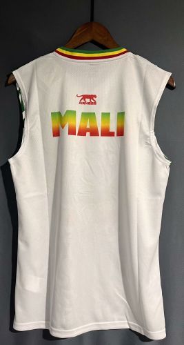 Fan Version 2023 Mali White/Green Soccer Vest