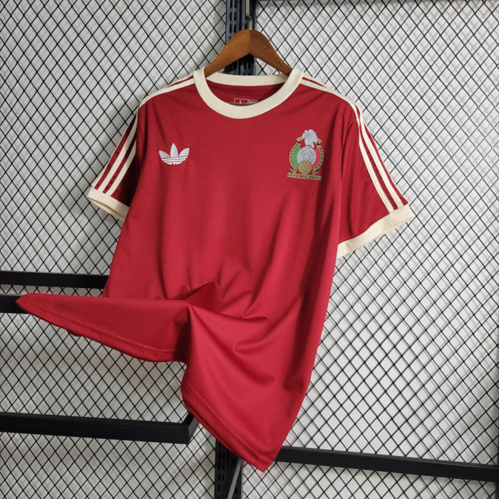 Fans Version 2023-2024 Mexico Red Soccer Jersey S,M,L,XL,2XL,3XL,4XL