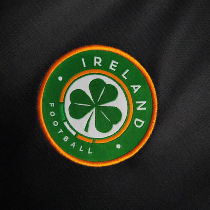 Fans Version 2023-2024 Ireland Third Away Black Soccer Jersey