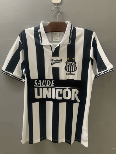 Retro Jersey 1996 Santos Away Soccer Jersey Vintage Football Shirt