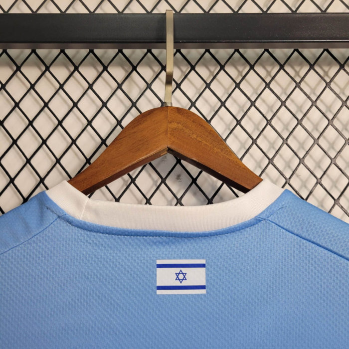 Fan Version 2023-2024 Israel Home Soccer Jersey