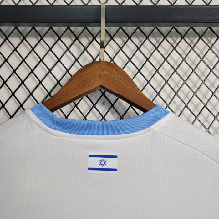 Fan Version 2023-2024 Israel Away White Soccer Jersey