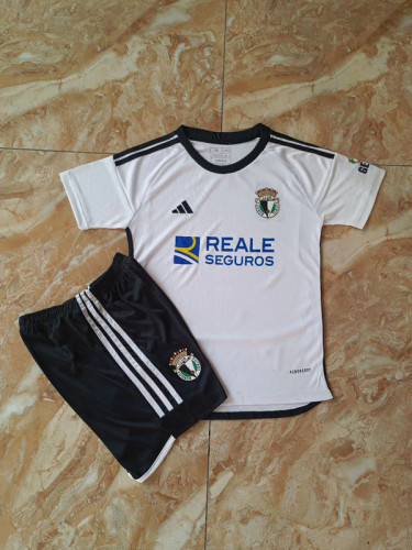 Youth Uniform Kids Kit 2023-2024 Burgos Home Soccer Jersey Shorts