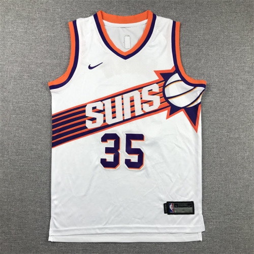 Youth Classic Phoenix Suns 35 DURANT White NBA Jersey Child Basketball Shirt