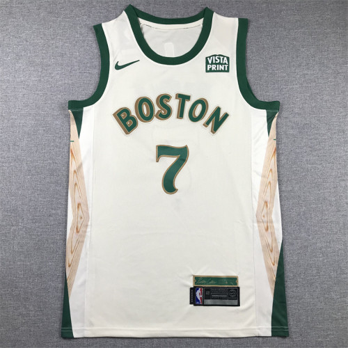 2024 City Editon Boston Celtics 7 BROWN White NBA Jersey Basketball Shirt