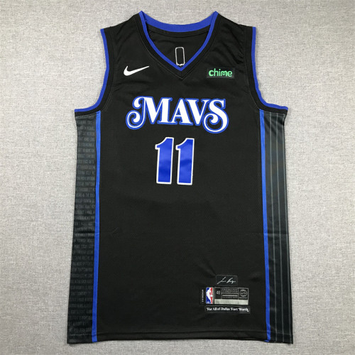 2024 City Edition Dallas Mavericks 11 IRVING Black NBA Jersey Basketball Shirt