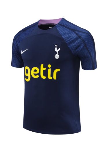 2023-2024 Tottenham Hotspur Dark Blue Football Shirt Spurs Soccer Training Jersey