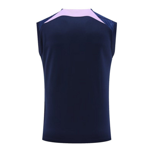 2023-2024 Tottenham Hotspur Dark Blue Football Shirt Spurs Soccer Training Vest