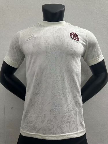 2023-2024 Bayern Munich White Lifestyle Soccer Jersey Football Shirt