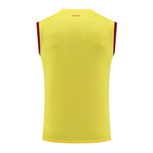 2023-2024 Barcelona Yellow Soccer Training Vest