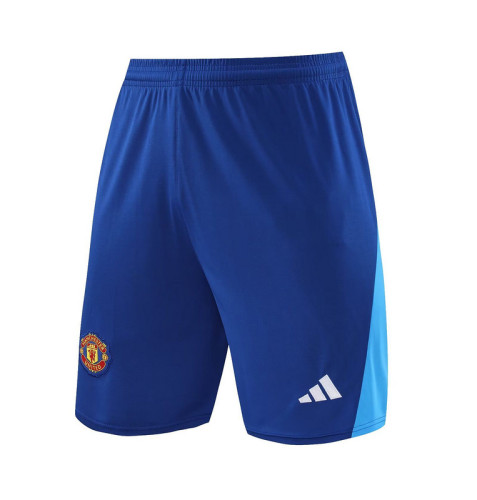 2023-2024 Manchester United Blue Goalkeeper Soccer Shorts