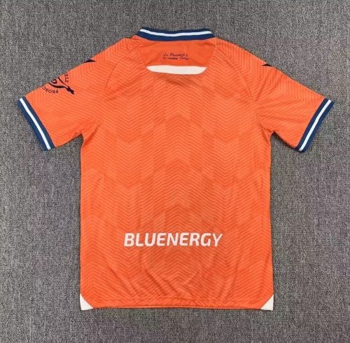 Fans Version 2023-2024 Udinese Calcio Away Orange Soccer Jersey