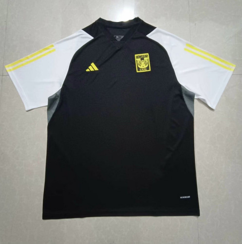 Fan Version 2023-2024 Tigres UANL Black/White Soccer Training Jersey