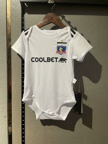 Baby Cloth 2023-2024 Colo Colo Home Soccer Jersey Baby Onesies
